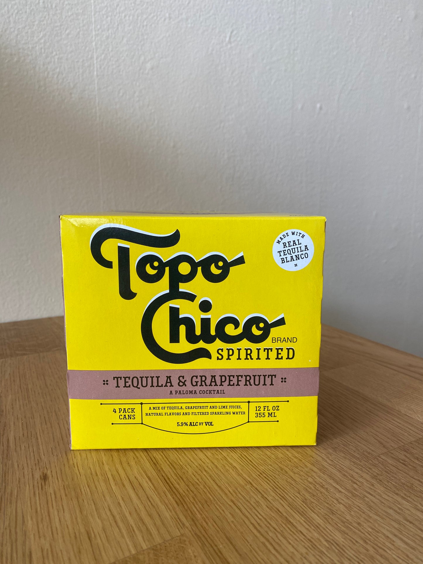 Topo Chico Spirited - Tequila & Grapefruit