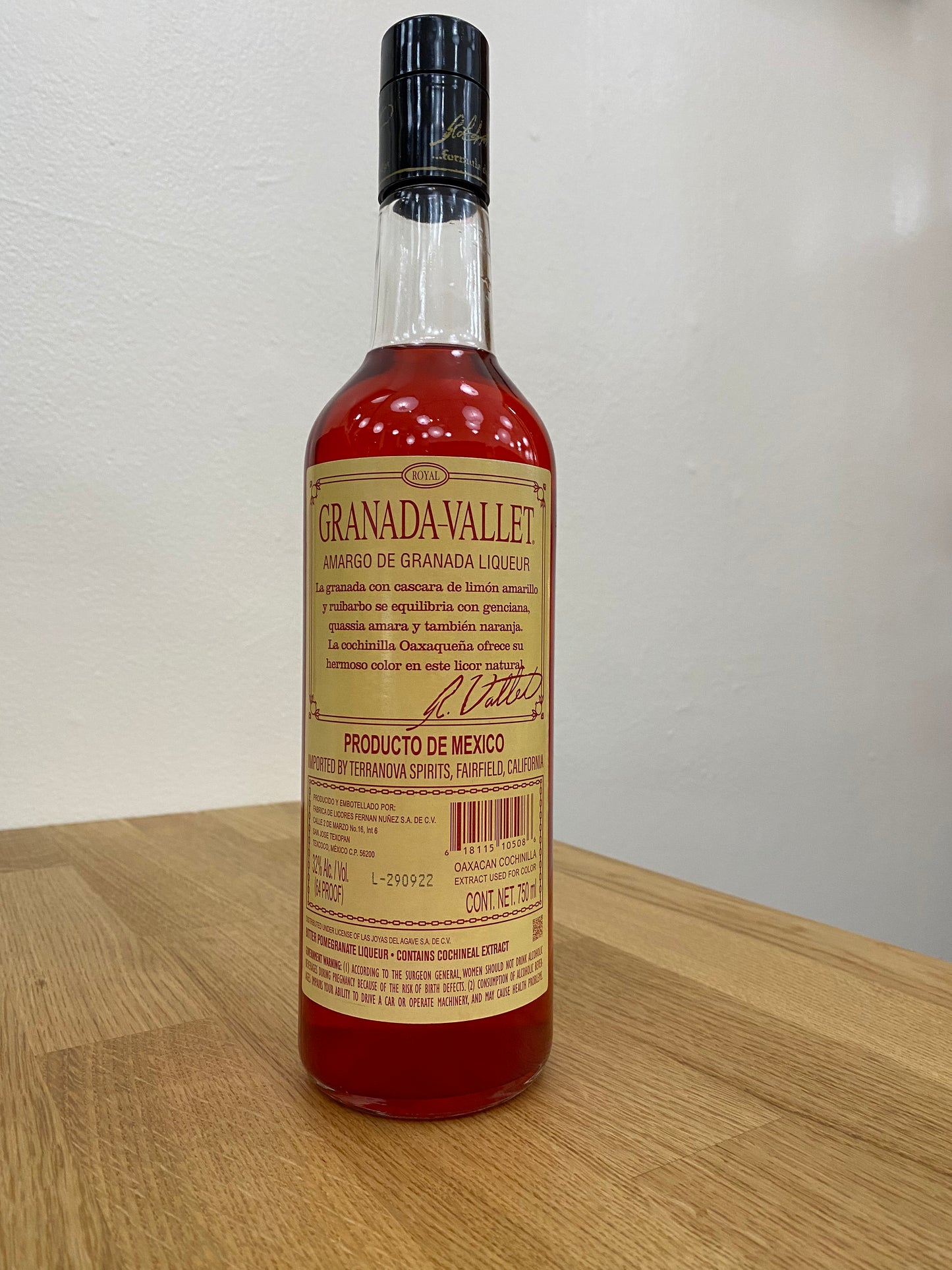 Granada-Vallet - Amargo De Granada Liqueur