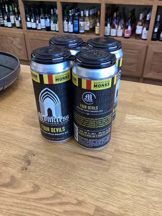 Monkless Belgian Ales - Four Devils Golden Ale