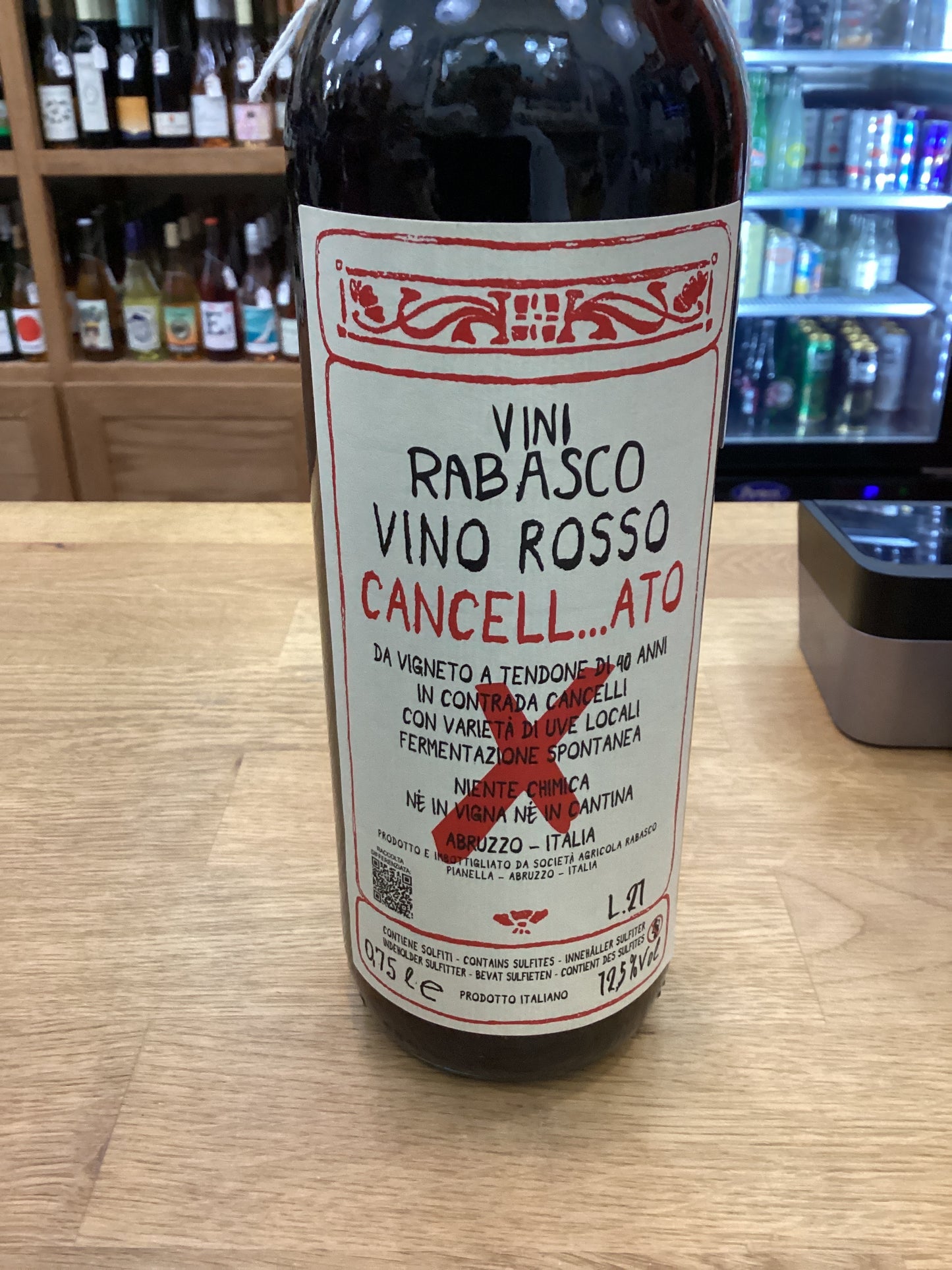 Rabasco - 'Cancell..ato' Vino Rosso 2022