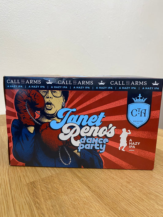 Call To Arms Brewing Company - Janet Reno's Dance Party Hazy IPA