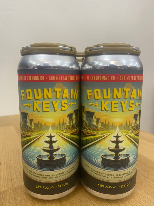 Our Mutual Friend - Fountain Keys West Coast Extra Pilsner